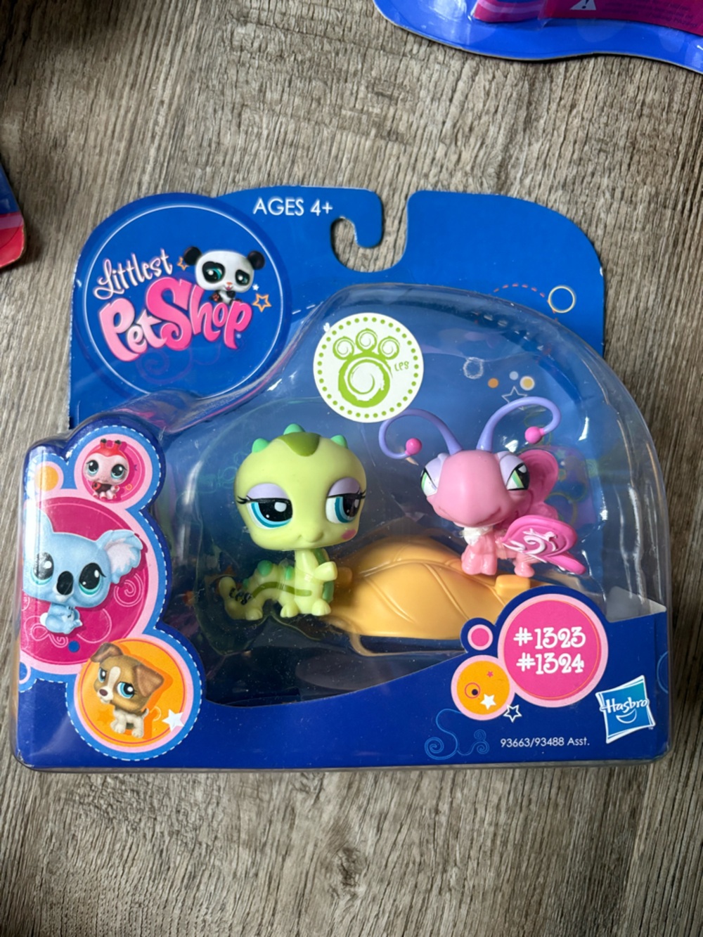 LPS #1323 #1324 NIB butterfly and caterpillar